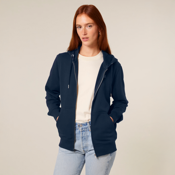 6 Unisex Zip-thru sweatshirt (Connector 2) “Klaipėdos Senamiesčio Rotaract Klubas”