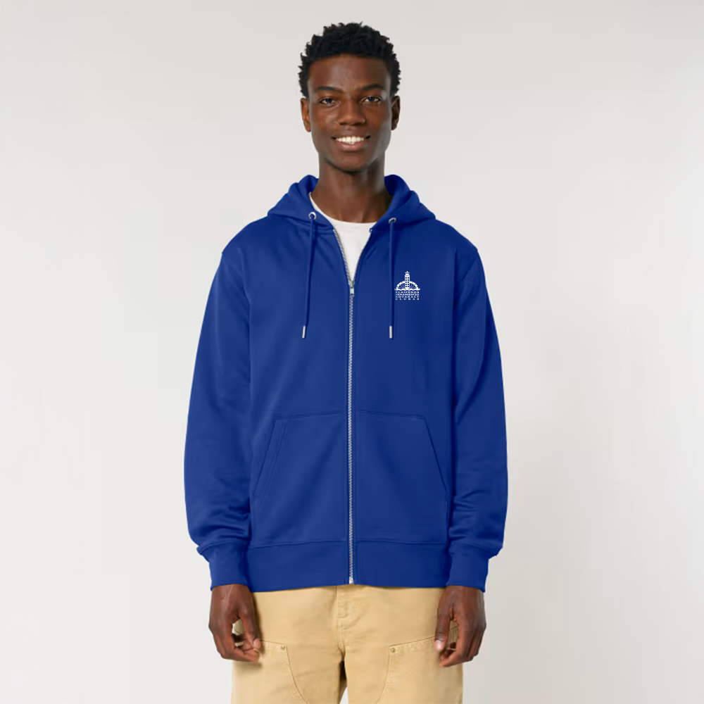 Unisex Zip-thru Sweatshirt (Cultivator 2.0) "Klaipėdos Senamiesčio Rotaract Klubas" - Image 3