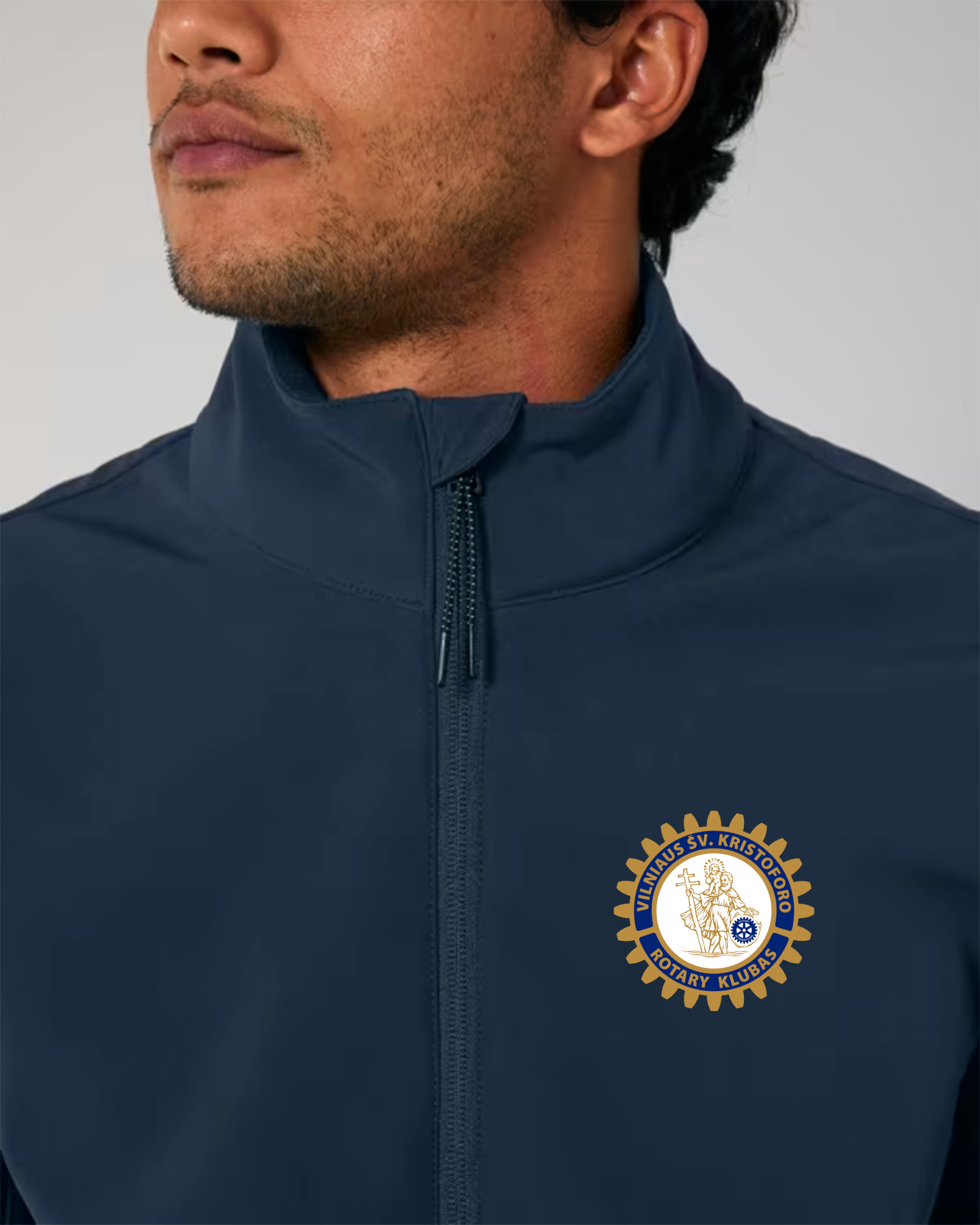 Men's Softshell Jacket (Stanley Navigator) “Vilniaus Šv. Kristoforo Rotary” - Image 3