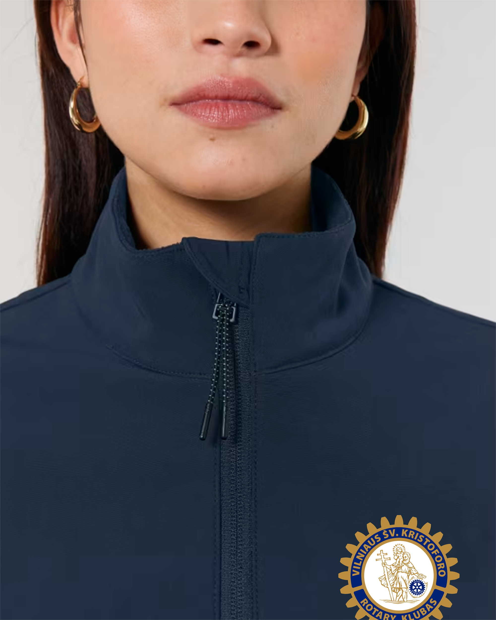 Women's Softshell Jacket (Stella Navigator) “Vilniaus Šv. Kristoforo Rotary” - Image 3