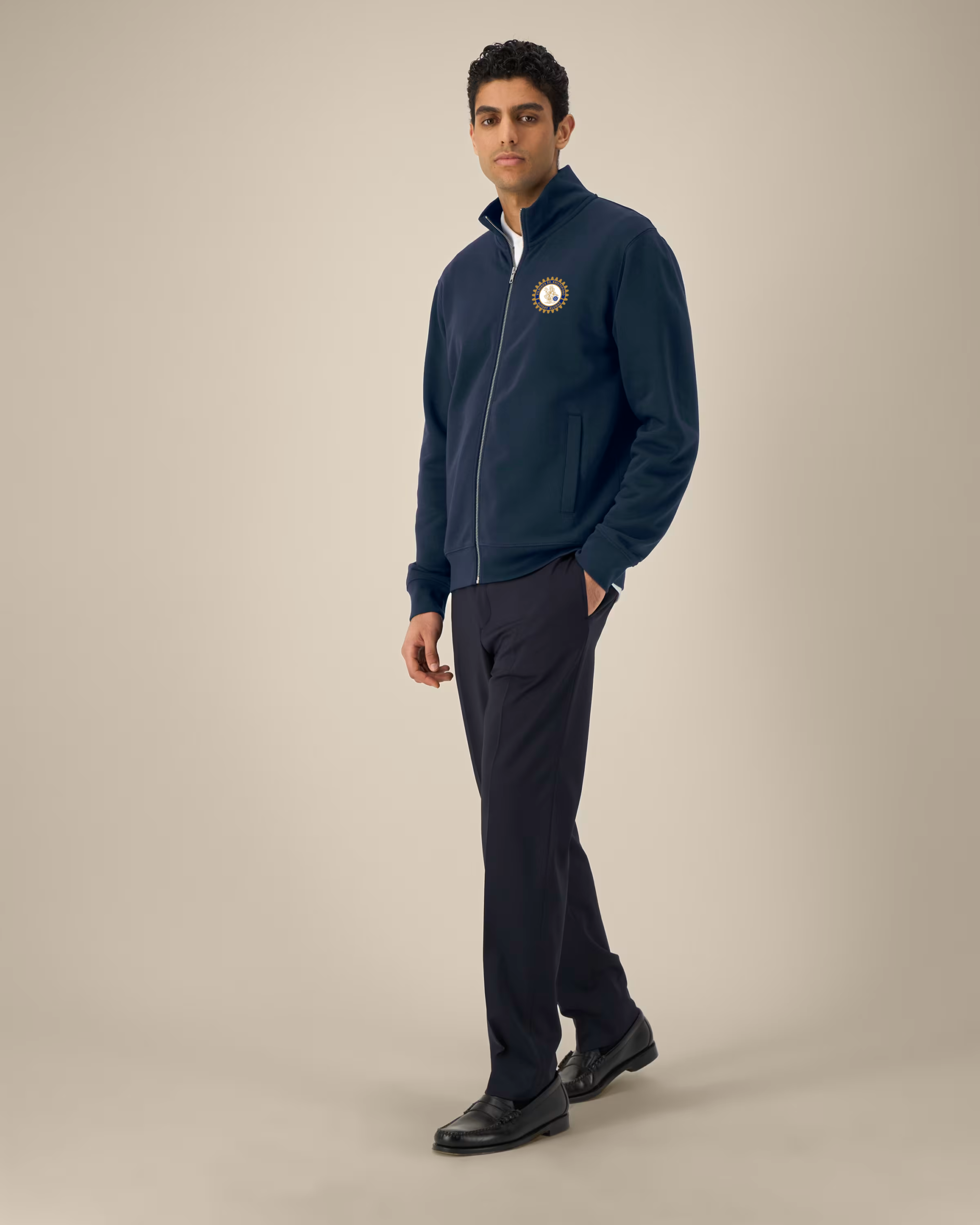 UNISEX Zip-Through Sweatshirt (Trailer 2.0) “Vilniaus Šv. Kristoforo Rotary” - Image 2